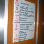 Asansör Tabelası 03